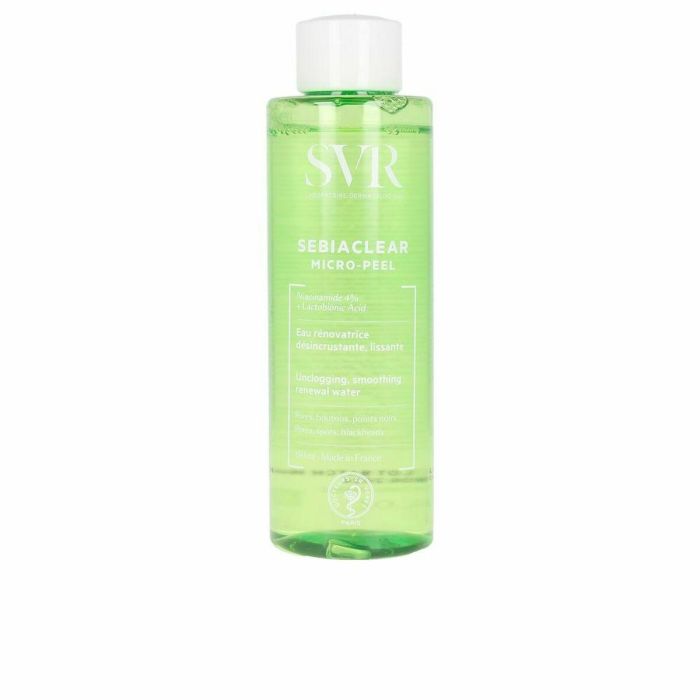 SVR Laboratoire Dermatologique SEBIACLEAR micro-peel LAB20.02/A.29 Agua Activa para Acné, Poros, Puntos Negros con Ácido Salicílico 150 ml