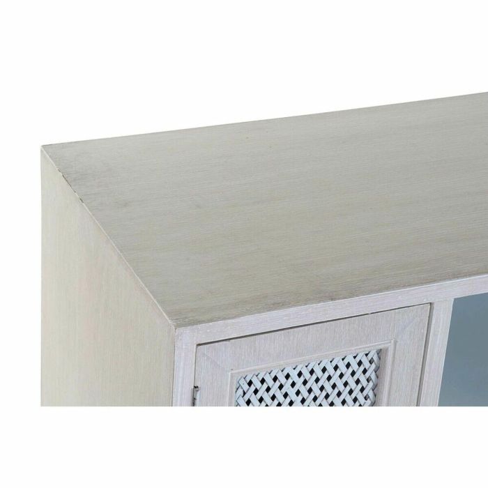 Mueble Tv Moderno DKD Home Decor Blanco 41 x 61 x 110 cm 1