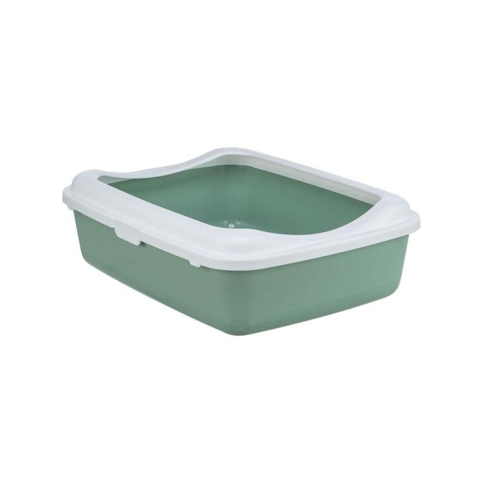 Arenero para Gatos Trixie Classic Blanco Verde Plástico 37 × 15 × 48 cm 0 Arenero para Gatos Trixie Classic Blanco Verde Plástico 37 × 15 × 48 cm 0