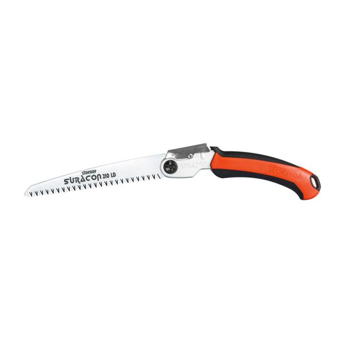 Stocker Serrucho Suracon 210 LD - Hoja recta 21 cm, plegable, cerradura automática, para poda y jardinería