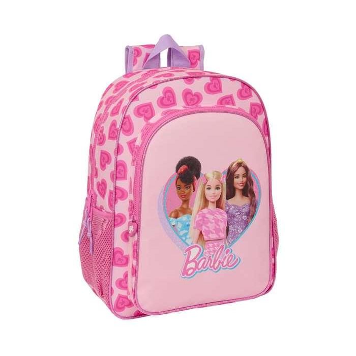 Safta Mochila Adaptable Carro Barbie Love 33x42x14cm 0 Safta Mochila Adaptable Carro Barbie Love 33x42x14cm 0
