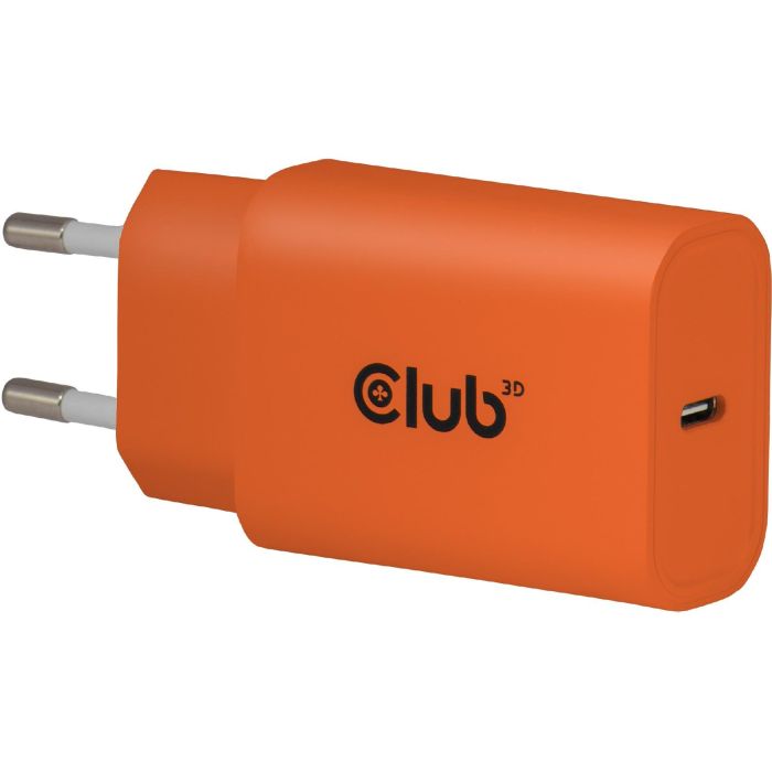 Club3D Lifestyle Ladegerät USB-C 30Watt. 2Stk orange retail 8 Club3D Lifestyle Ladegerät USB-C 30Watt. 2Stk orange retail 8
