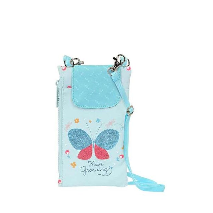 Monedero BlackFit8 Mariposa Azul Funda para Móvil