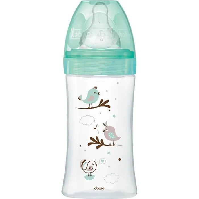 Dodie Botella Anticólicos Iniciación Vidrio 270ml Flujo 3 Velocidades VERT BIRDS 0 Dodie Botella Anticólicos Iniciación Vidrio 270ml Flujo 3 Velocidades VERT BIRDS 0