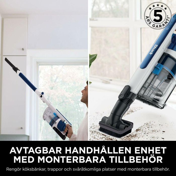 Shark Aspiradora de escoba inalámbrica IZ380EU, Ligera y flexible, Tecnología FloorDetect, Antienredos 11