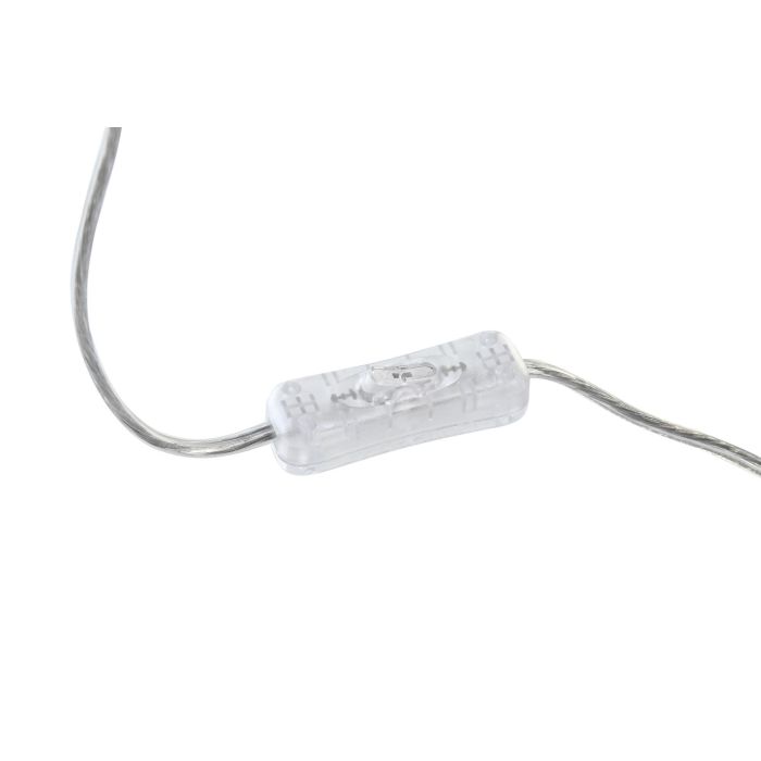 DKD Home Decor Lampara Sobremesa Dorado Blanco Metal Marmol Lino E27 23 x 79 x 40 cm 4