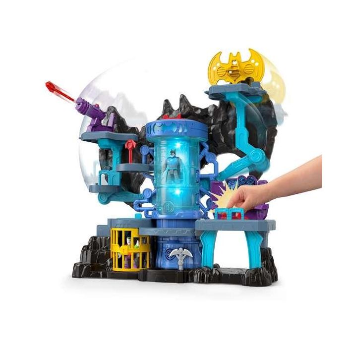 Batcueva de batman con sonidos y figura de batman se ilumina imaginext 17 Batcueva de batman con sonidos y figura de batman se ilumina imaginext 17