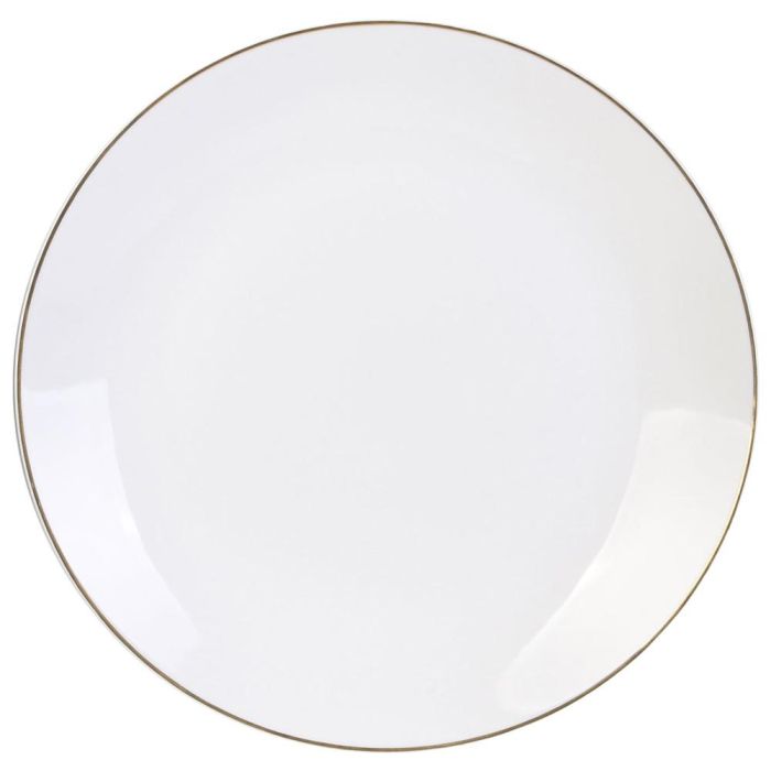 Plato Con Ribete Dorado Home Deco Factory 26,5 cm