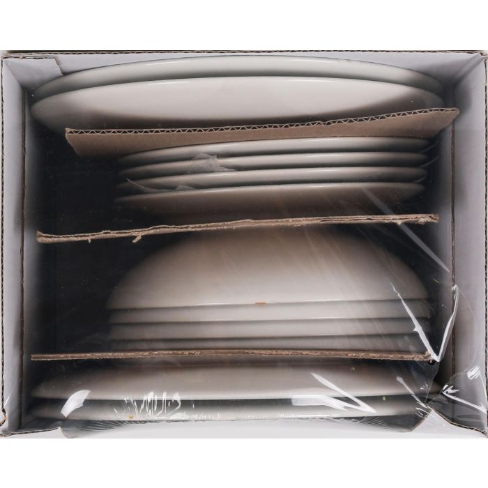 Inde Vajilla 12 Piezas Camomila Monaco Ivo - Plato 26 cm, Taza 21 cm, Tazón 20 cm (2 Unidades) 6