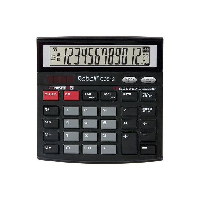 Calculadora Sobremesa Rebell 12 Digitos Cc512 Bx