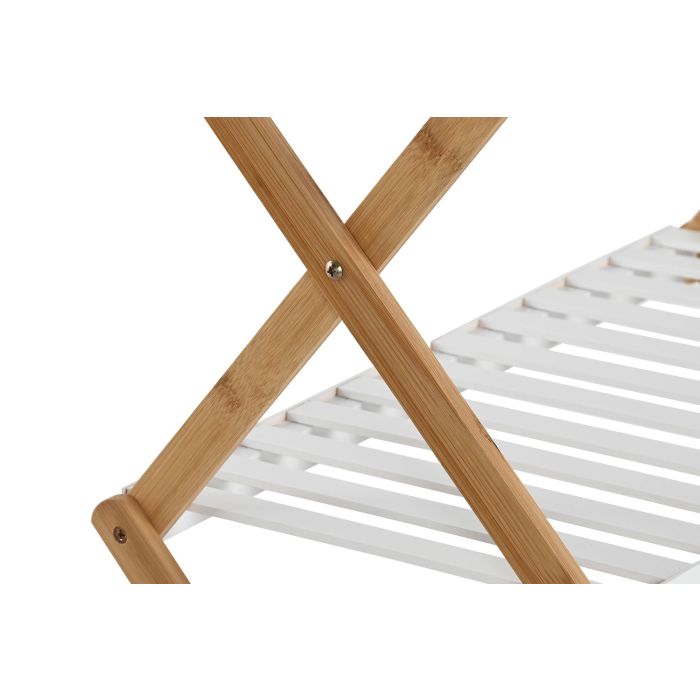 Estanteria Basicos DKD Home Decor Blanco Natural 29 x 89.5 x 50.5 cm (2 Unidades) 3