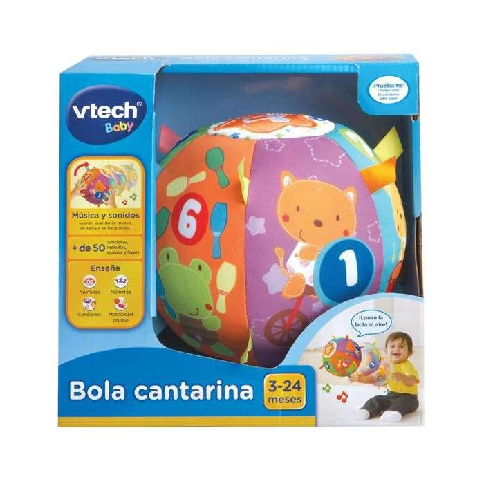 Vtech Pelota Bola Cantarina Bebé con Texturas, 15 Melodías y 5 Canciones, 18 cm, 3-24 Meses, Pilas Incluidas 7 Vtech Pelota Bola Cantarina Bebé con Texturas, 15 Melodías y 5 Canciones, 18 cm, 3-24 Meses, Pilas Incluidas 7