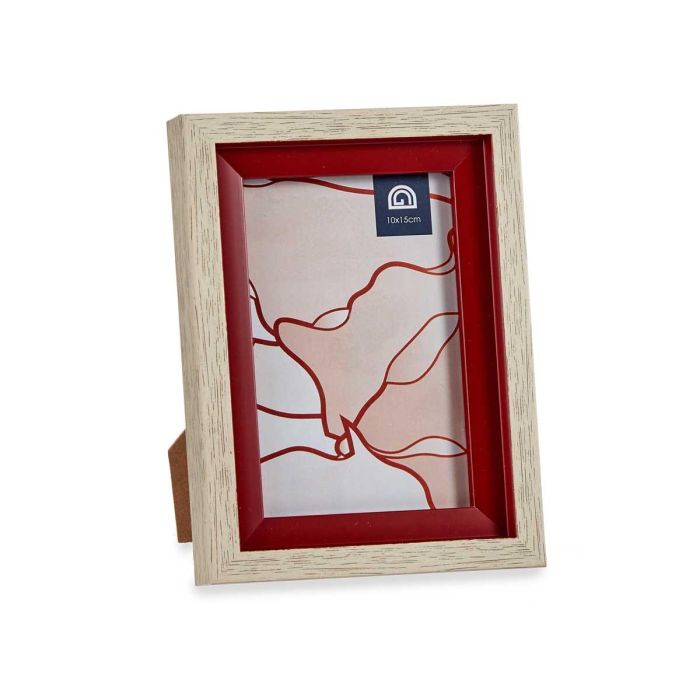 Portafotos Natural Borde Rojo 10X15Cm Giftdecor (24 Unidades) 1 Portafotos Natural Borde Rojo 10X15Cm Giftdecor (24 Unidades) 1