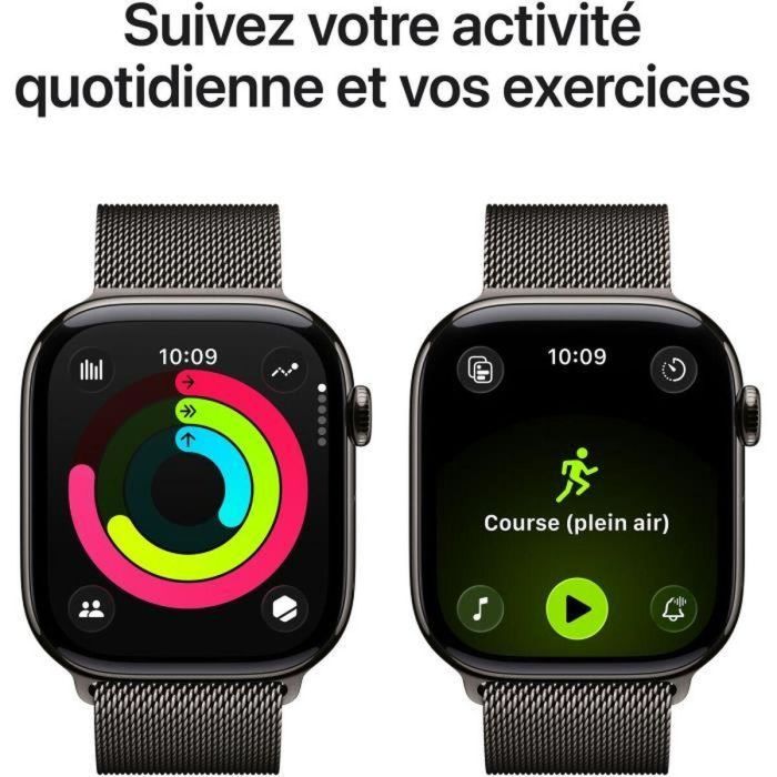 Apple Watch Series 11 S11 Cellular Titanio 46mm con Milanaise Schiefer GPS OLED Pantalla Táctil 64GB 3 Apple Watch Series 11 S11 Cellular Titanio 46mm con Milanaise Schiefer GPS OLED Pantalla Táctil 64GB 3