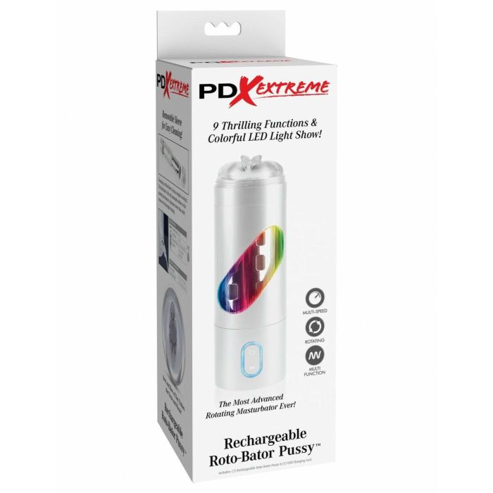 Masturbador Pipedream PDX EXTREME RECHARGEABLE ROTO-BATOR PUSSY 5