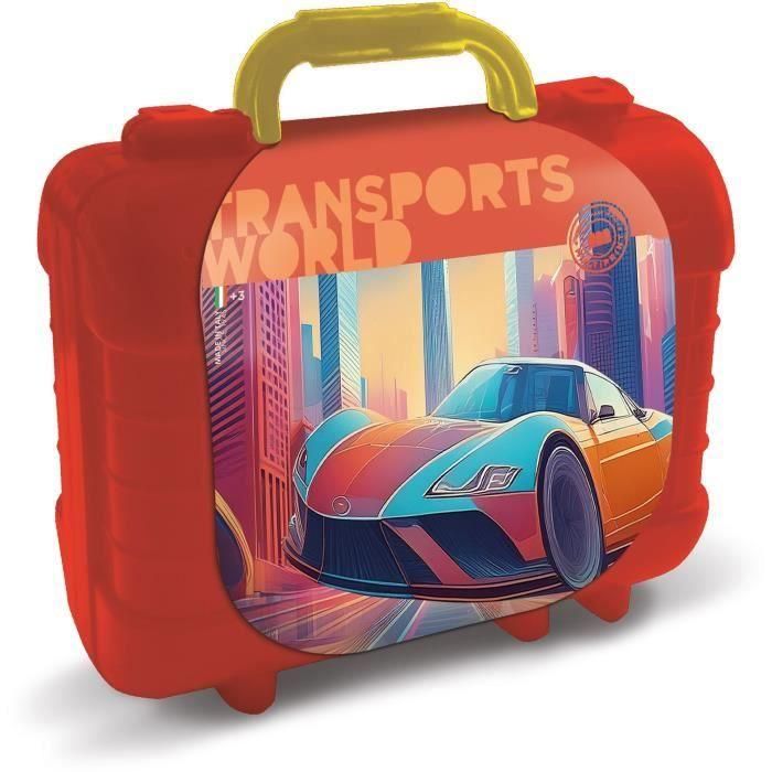 Set de viaje - MULTIPRINT - 42930 - 5 sellos de transporte, 10 lápices Set de viaje - MULTIPRINT - 42930 - 5 sellos de transporte, 10 lápices