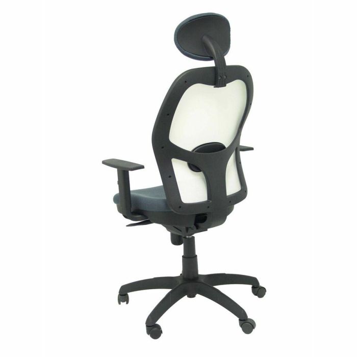 Silla de Oficina con Cabecero Jorquera P&C ALI600C Gris Gris oscuro 3