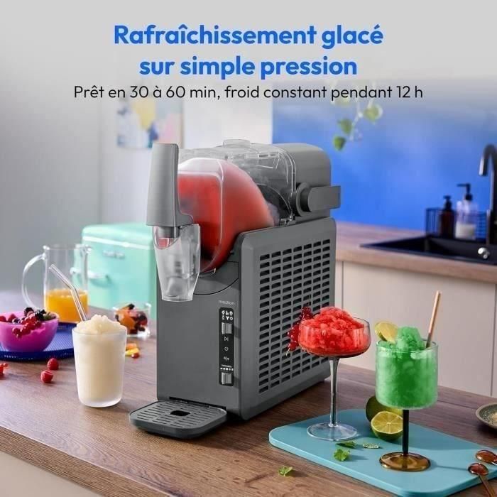 Máquina de bebidas heladas y granizadas MEDION - MD12090 - Capacidad de 2,6 L - 5 programas - 200 W 4 Máquina de bebidas heladas y granizadas MEDION - MD12090 - Capacidad de 2,6 L - 5 programas - 200 W 4