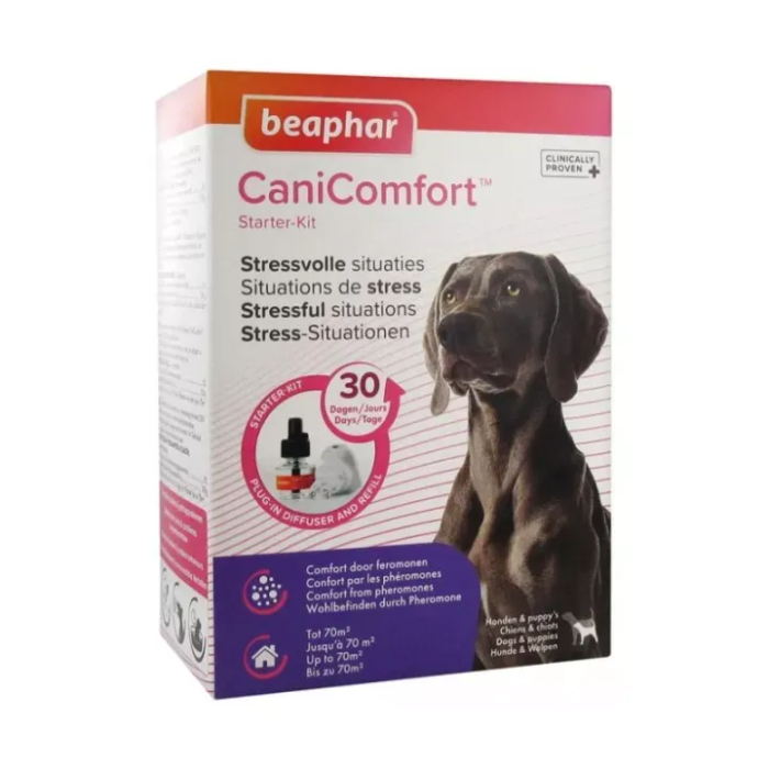 Beaphar Canicomfort Kit Iniciación Difusor + Recambio Perro 48 mL