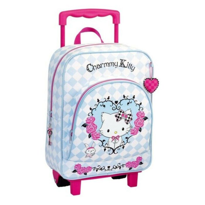 Carro Portamochilas Plegable Safta Fucsia 30 x 85 x 23 cm 1
