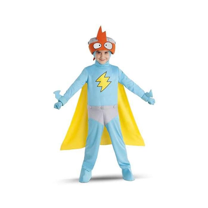 My Other Me Disfraz Kid Kazoom (Gorro, pasamontañas, mono, capa, cubrebotas, guantes, brazaletes) Talla 4-5 Años 1