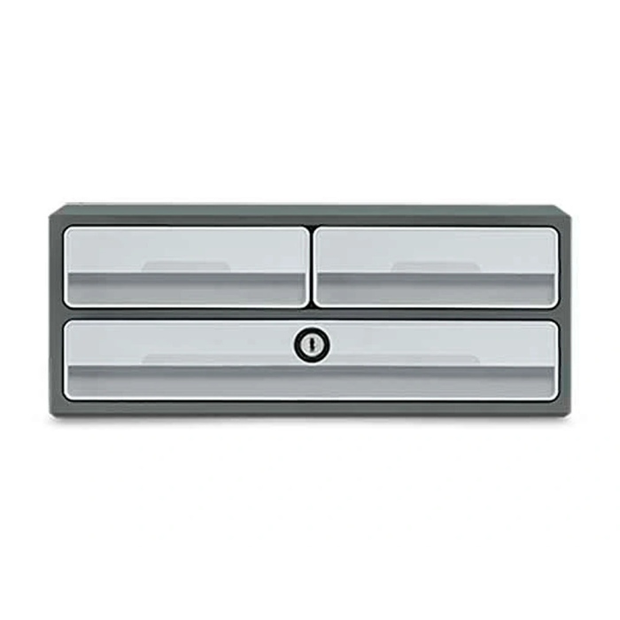 Cep Fichero Cajones de Sobremesa Moov Up 3 Cajones Color Gris Reciclado 80% 1