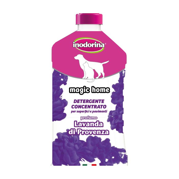 Inodorina Magic Home Lavanda Limpiador de Suelos Higienizante para Entornos con Mascotas, Elimina Suciedad y Olores 1L