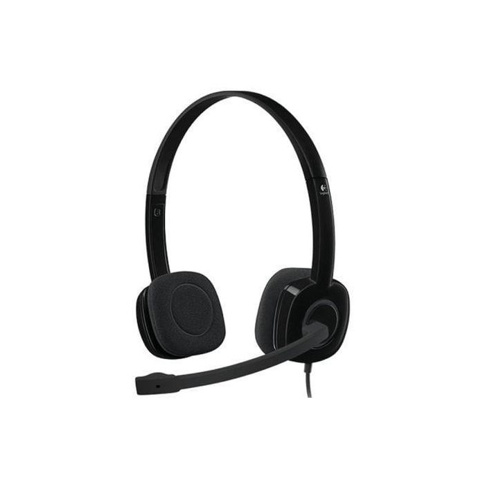 Logitech H151 Auriculares Estéreo con Micrófono con Cancelación de Ruido, Controles en Línea, Diadema Ajustable y Compatibilidad Multiplataforma 0 Logitech H151 Auriculares Estéreo con Micrófono con Cancelación de Ruido, Controles en Línea, Diadema Ajustable y Compatibilidad Multiplataforma 0