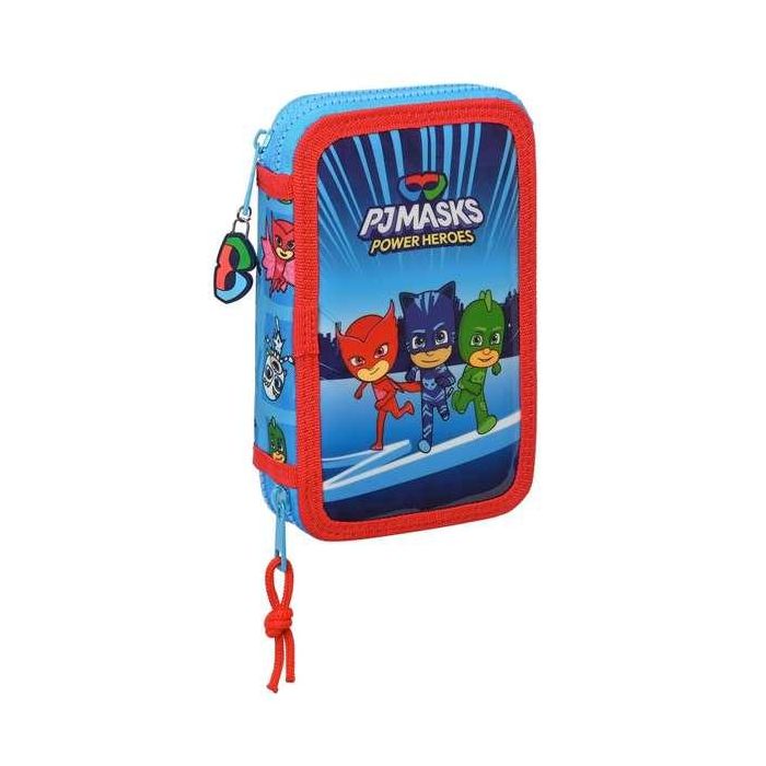 Plumier Doble PJ Masks Azul 12.5 x 19.5 x 4 cm (28 piezas) 8 Plumier Doble PJ Masks Azul 12.5 x 19.5 x 4 cm (28 piezas) 8