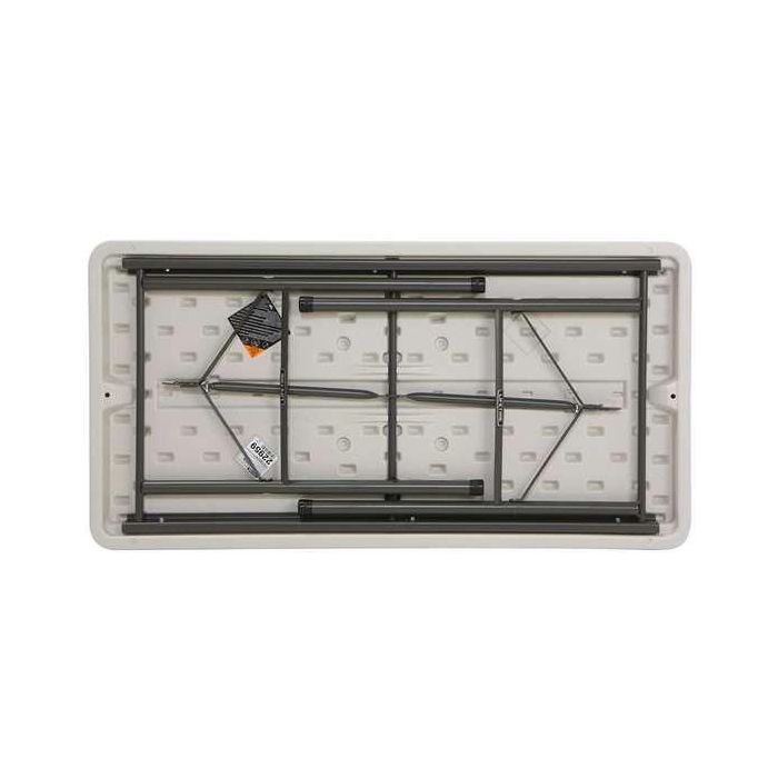 Lifetime Mesa Rectangular Plegable Crema Plástico Acero 122x61x74 cm 3 Lifetime Mesa Rectangular Plegable Crema Plástico Acero 122x61x74 cm 3
