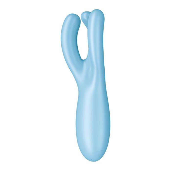 SATISFYER Threesome 4 Vibrador Azul para Mujer 2 SATISFYER Threesome 4 Vibrador Azul para Mujer 2