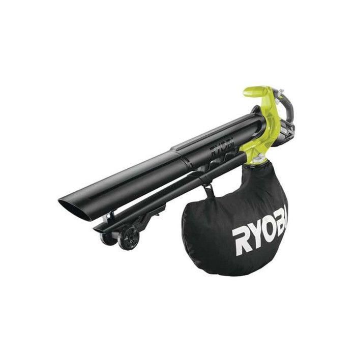 Sopladora-trituradora-aspiradora 2 en 1 - RYOBI - Brushless - 201 km/h - 6 m³/min Sopladora-trituradora-aspiradora 2 en 1 - RYOBI - Brushless - 201 km/h - 6 m³/min