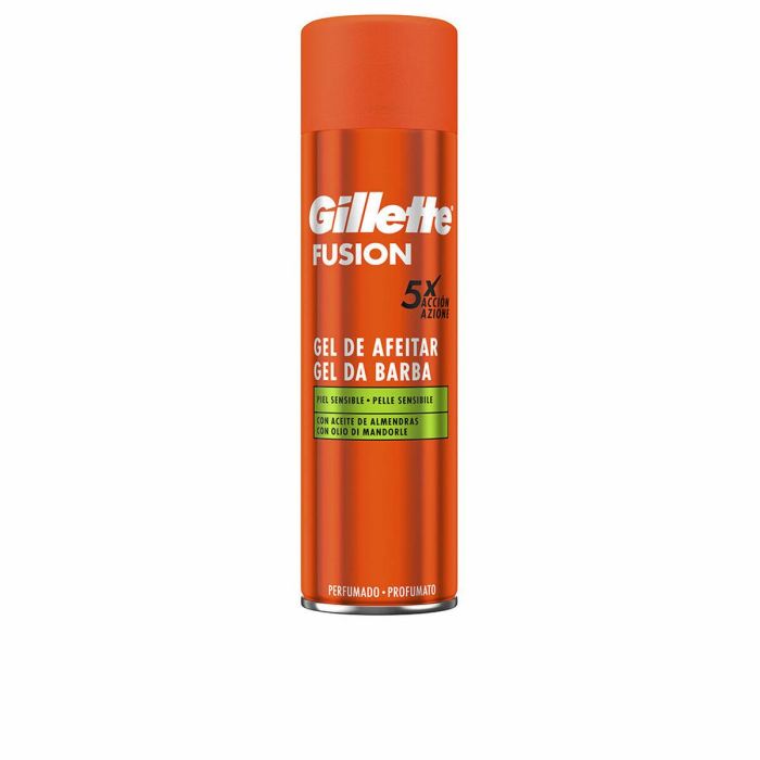Gillette Fusion Gel de Afeitar Piel Sensible 200 ml