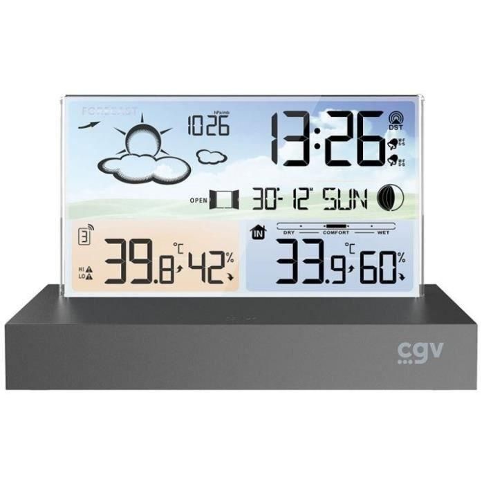 Estación meteorológica - CGV - 19004 - METEOFLEX - Inalámbrica - pantalla plana 1 Estación meteorológica - CGV - 19004 - METEOFLEX - Inalámbrica - pantalla plana 1