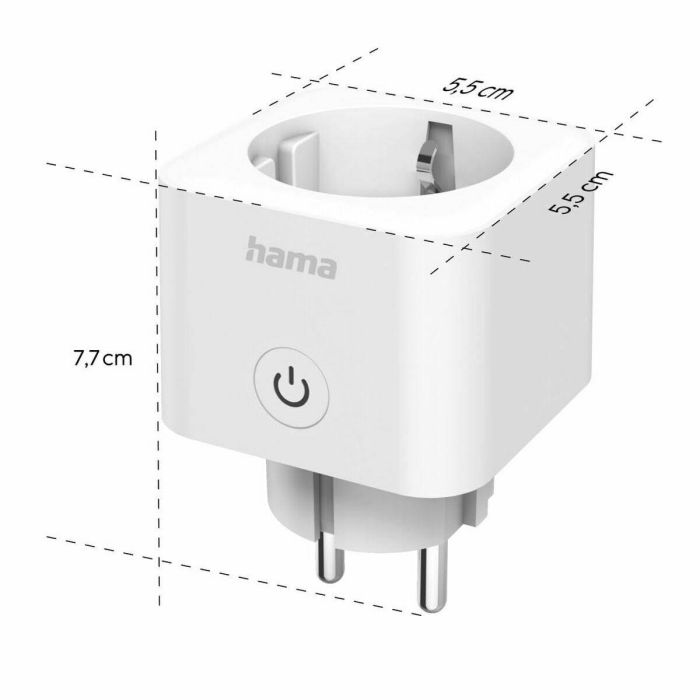 HAMA ENCHUFE INTELIGENTE ``MINI´´ 16A 3680W (MATTER) 5 HAMA ENCHUFE INTELIGENTE ``MINI´´ 16A 3680W (MATTER) 5