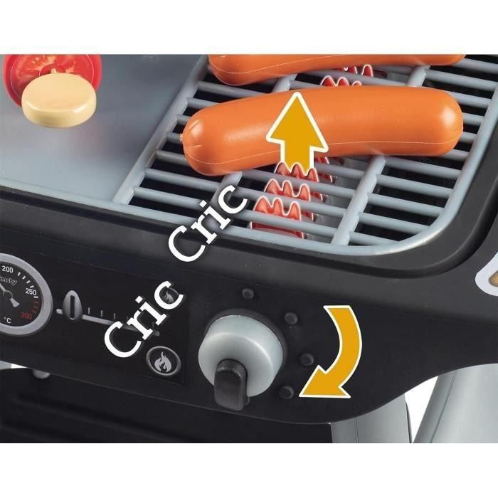 Smoby Parrilla de Barbacoa Juguete Infantil, Set de Juego con Plancha, Llamas Retráctiles y Sonidos para Experiencia Culinaria Realista 3 Smoby Parrilla de Barbacoa Juguete Infantil, Set de Juego con Plancha, Llamas Retráctiles y Sonidos para Experiencia Culinaria Realista 3