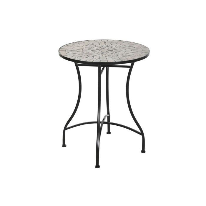 Mesa Terraza Y Jardin DKD Home Decor Multicolor Negro 60 x 72 x 60 cm Mesa Terraza Y Jardin DKD Home Decor Multicolor Negro 60 x 72 x 60 cm