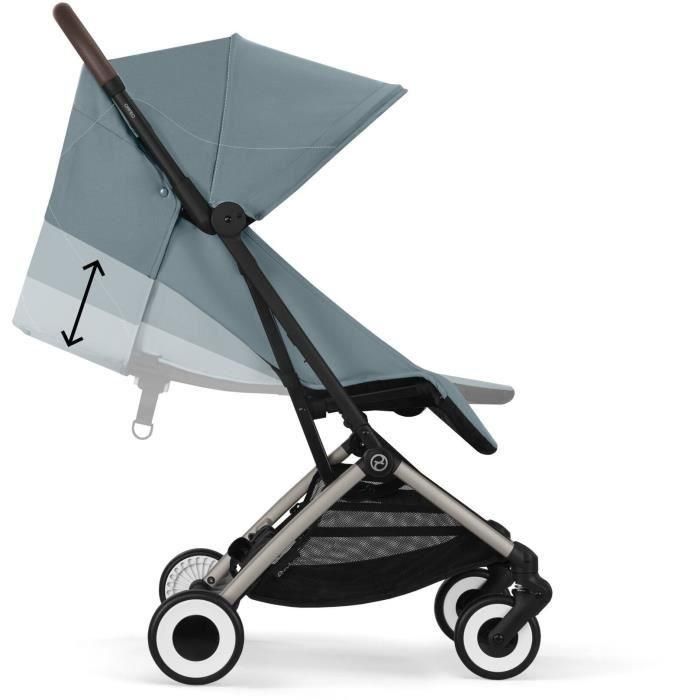 CYBEX - Cochecito ultracompacto y cómodo - ORFEO - 4 ruedas - Azul Tormenta 2 CYBEX - Cochecito ultracompacto y cómodo - ORFEO - 4 ruedas - Azul Tormenta 2