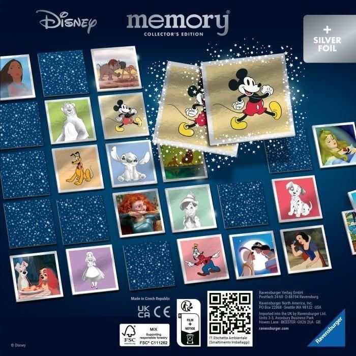 Memoria de los coleccionistas - Walt Disney -4005556273782 - Ravensburger 4 Memoria de los coleccionistas - Walt Disney -4005556273782 - Ravensburger 4