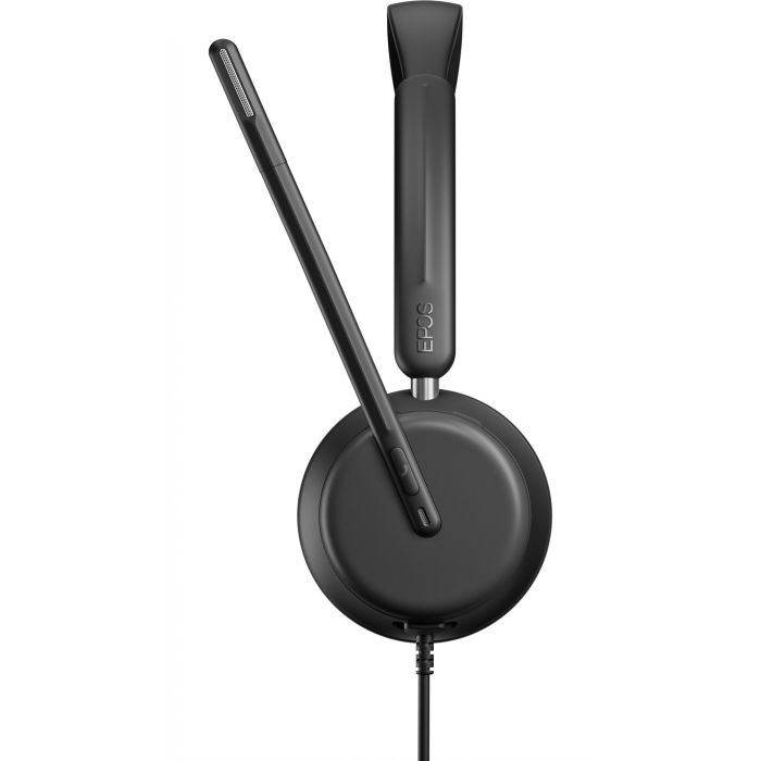 EPOS IMPACT 860 Auriculares Alámbricos para Oficina/Centro de Llamadas, Conexión USB Tipo C, Negro, Diadema Binaural con Cancelación de Ruido Híbrido