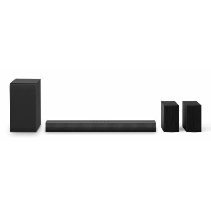 LG S40TR Barra de Sonido 4.1 Canales 400W Negro con Subwoofer Inalámbrico y Dolby Atmos, DTS Digital Surround