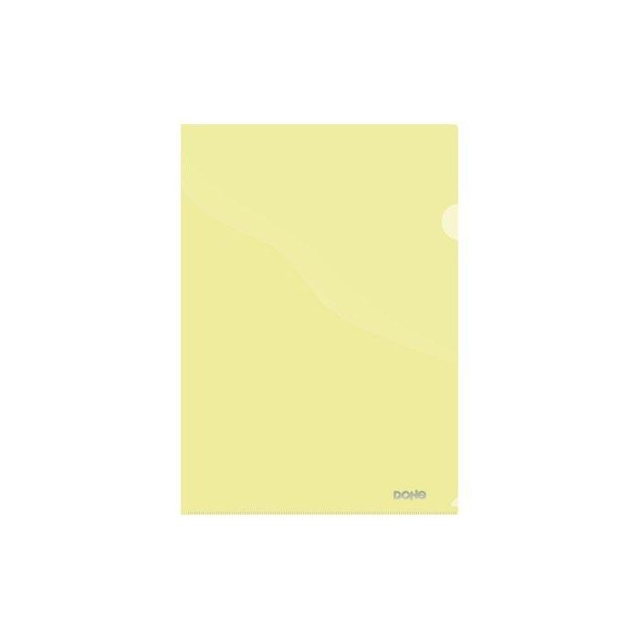 Dosier Angulo Recto Dohe Pp Premium 180Μ A4 Amarillo 8 unidades