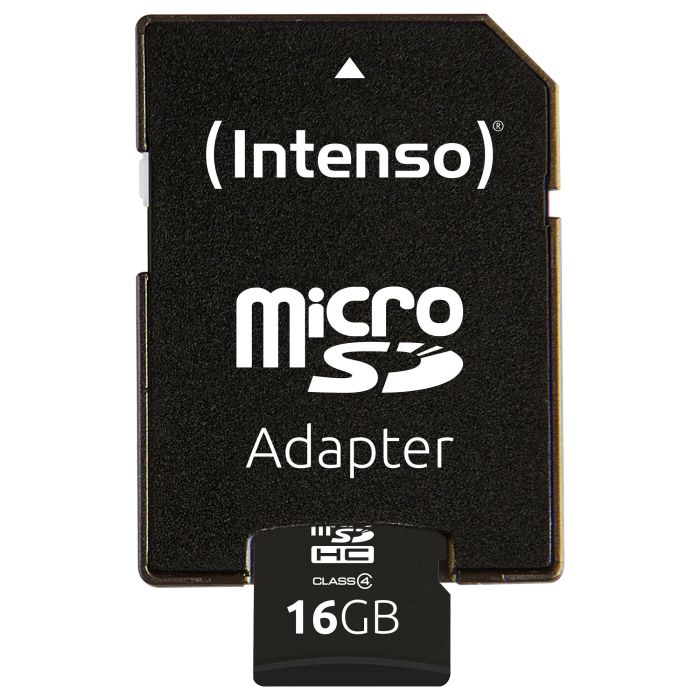 CARD Dig Z MicroSDHC 16GB Intenso C4 21MB/s inkl.SD Adapter 2