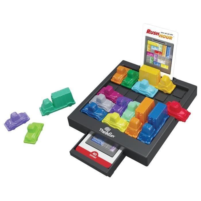ThinkFun Rush Hou- Juego de lógica-Puzzle-Atasco-40 desafíos 4 jugadores nivel 1 o mayores de 8 años-Ravensburger-Mixto-6600 2 ThinkFun Rush Hou- Juego de lógica-Puzzle-Atasco-40 desafíos 4 jugadores nivel 1 o mayores de 8 años-Ravensburger-Mixto-6600 2