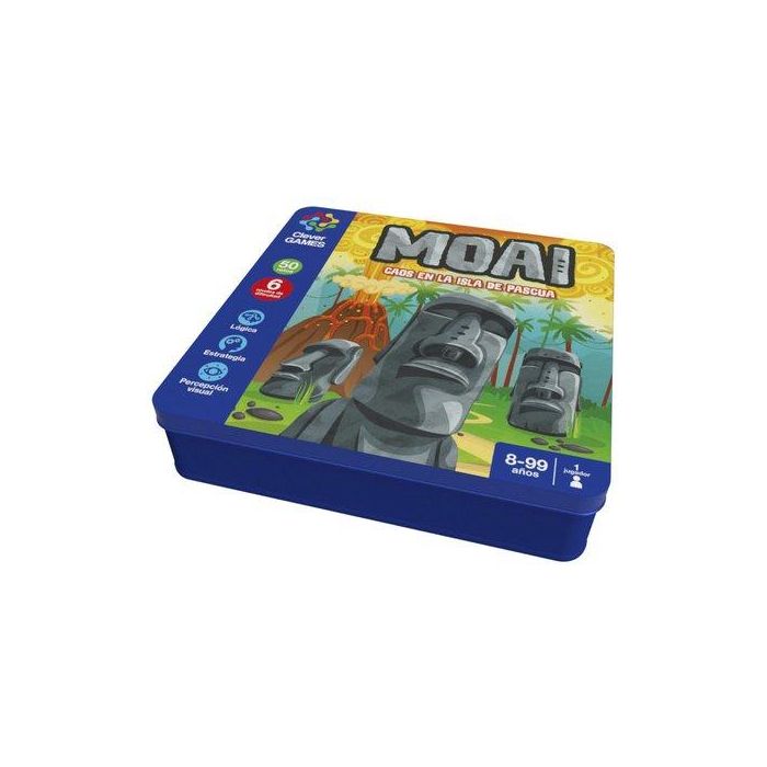 Juego Imagiland Inteligentes Moai Caja Metalica