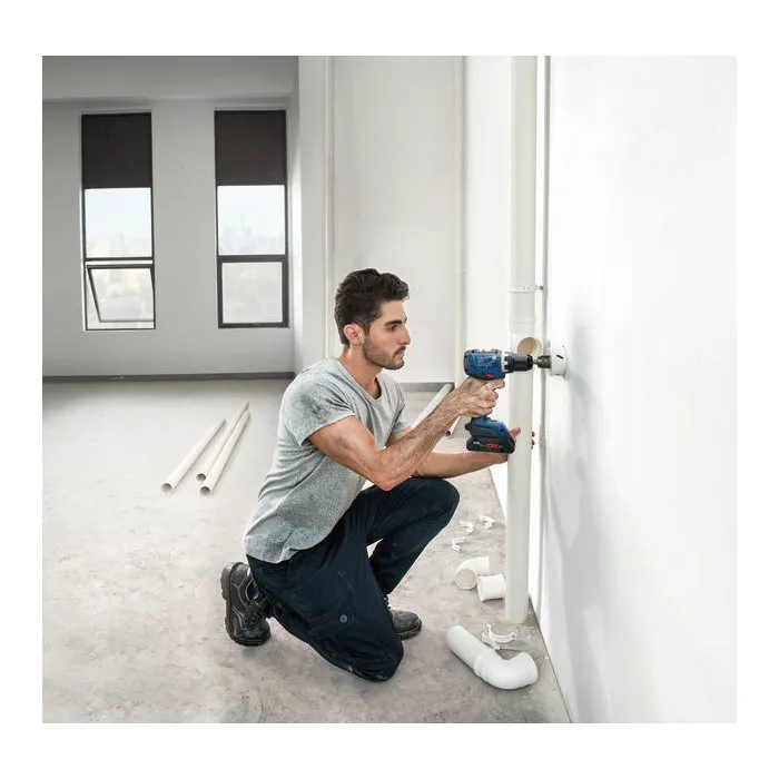 Bosch 0615A50094 Kit de 3 Herramientas 18V Inalámbrico con 2 Baterías 4Ah y Sistema Funcionamiento Sin Polvo