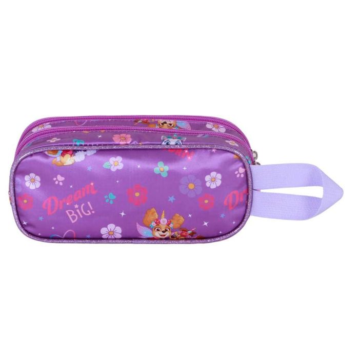 Paw Patrol La Patrulla Canina Estuche Portatodo 3D Doble Magic con relieve, 2 compartimentos, lila 2 Paw Patrol La Patrulla Canina Estuche Portatodo 3D Doble Magic con relieve, 2 compartimentos, lila 2
