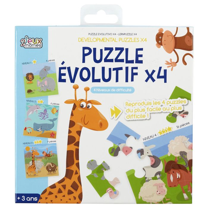 Puzzle evolutivo (set de 4 unidades)