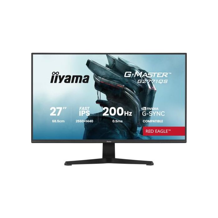 Iiyama G2771QS-B1 Pantalla para PC 27" Wide Quad HD Negro