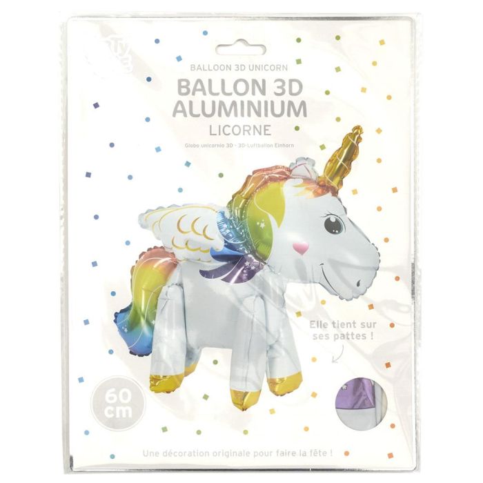 Globo Unicornio 3D Party Time 1